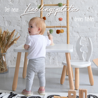 Duo Set "Wild" - Kindertisch & 2 Stühle aus massivem Buchenholz