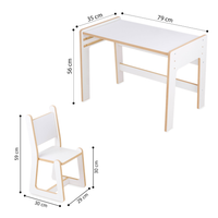 "Smart Work" Arbeitsplatz für Kinder, Montessori Design