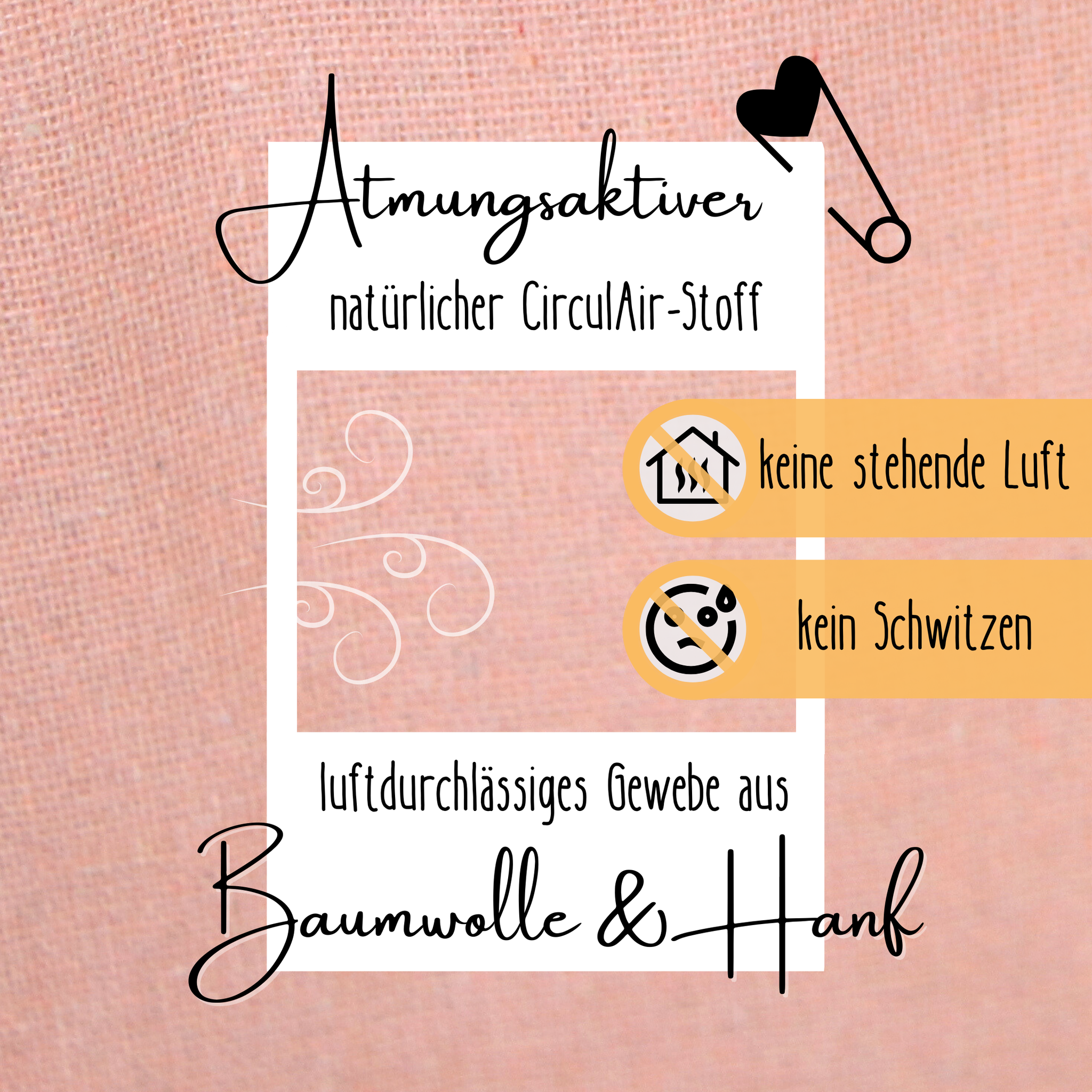 Spieltunnel aus Baumwolle/Hanf, passend zum runden Spielzelt, 180x46cm