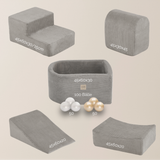 "Mini Castle" Indoor Spielplatz-Set mit Mini-Bällebad & 100 Bällen