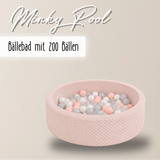 "Minky Pool" Bällebad 90x30cm mit 200 Bällen