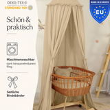 Kinderzimmer-Baldachin 260cm - 100% Musselin-Baumwolle