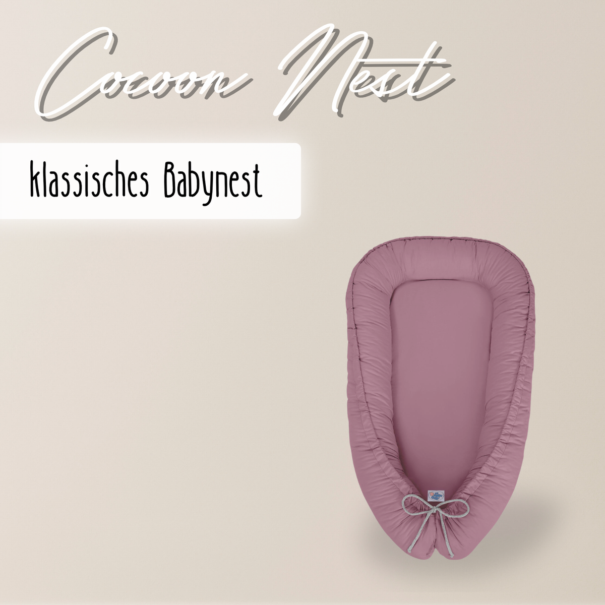 wendbares Babynest Classic - 100% Baumwolle