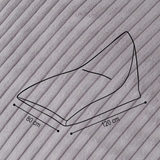 "Lazy Lounger" großer Sitzsack 120x80cm