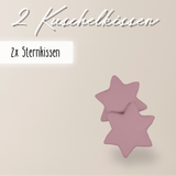 2er-Set Sternenkissen 40cm – 100% Baumwolle