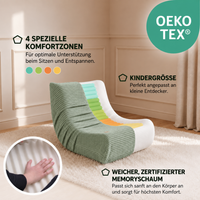 "Cozy Mooni" Ergonomic lounge chair with 4-zone system