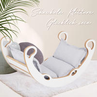 "Mini Rocker" 2in1  Kletterbogen & Wippe mit Kissen 75x39x40cm