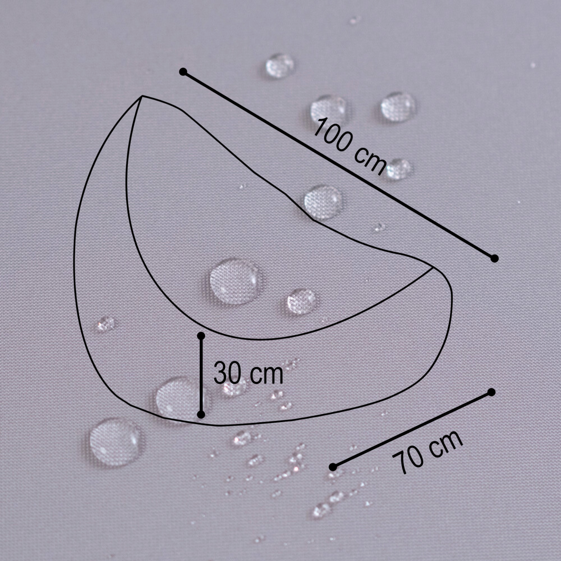 "Sunny Seat" Wasserfester Kinder-Sitzsack für drinnen & draußen