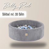 "Bally Pool" Bällebad 90x30cm, mit 200 Bällen