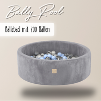 "Bally Pool" Bällebad 90x30cm, mit 200 Bällen