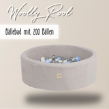 "Woolly Pool" Bällebad 90x30cm mit 200 Bällen