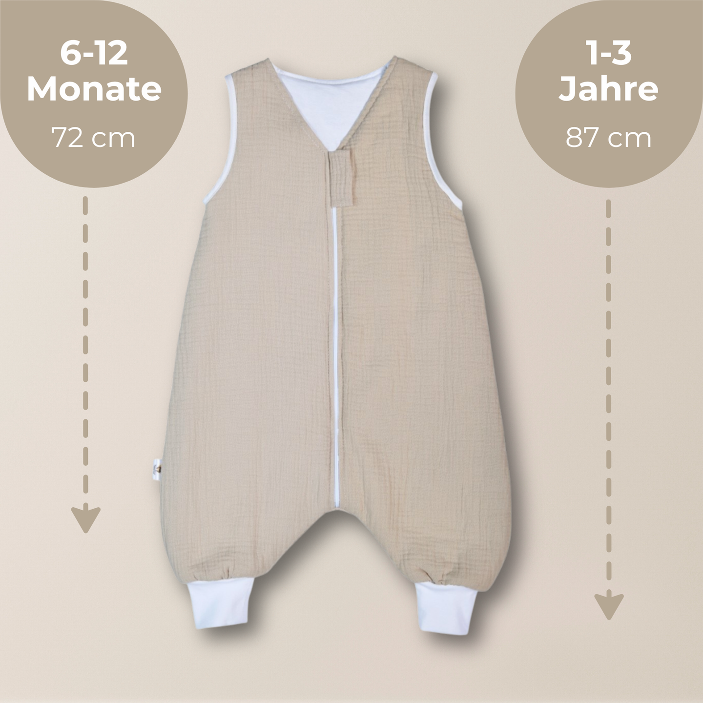 YappyBuzz Baby- und Kinderschlafsack mit Beinen