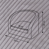 "Cuddle Chair" Kindersessel 53x40cm