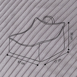 "Puffy Nest" Sitzsack für Kinder 77x67x50cm