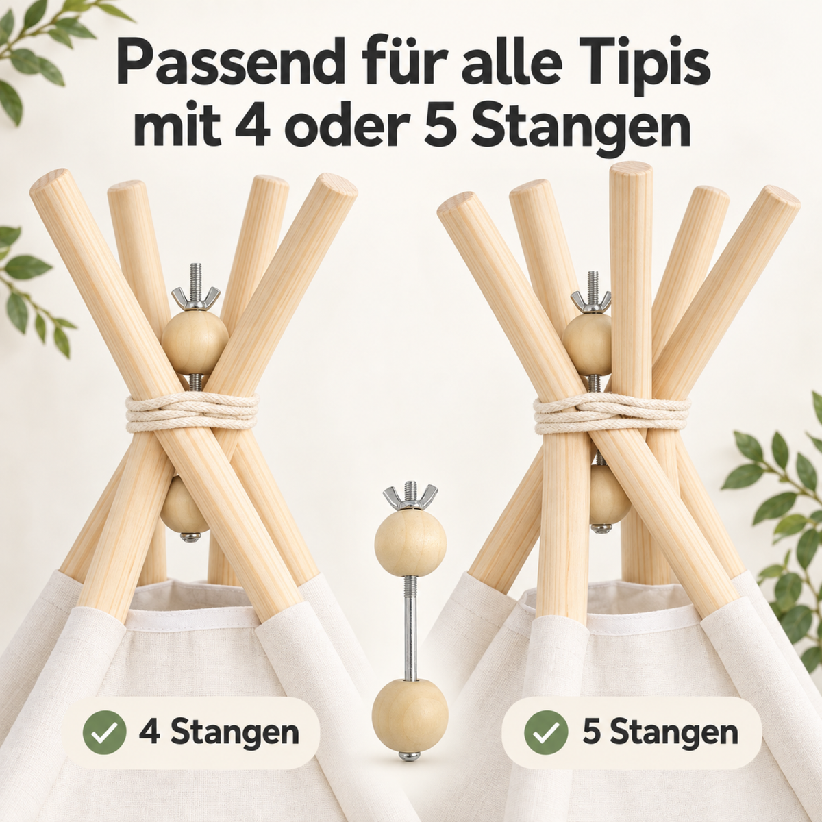 Tipi Kugel-Zeltstabilisator [Anti-Kollaps-System]