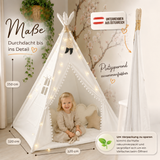 Tipi children's tent - 100% cotton