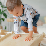 Rutsch- & Kletterrampe – Erweiterung für Klettergerüste & Spielwürfel