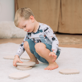 Montessori Balance-Trittsteine aus Holz