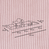 "Cordy Blocks" 4 Schaumstoff-Bauelemente