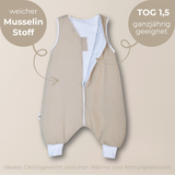 YappyBuzz Baby- und Kinderschlafsack mit Beinen