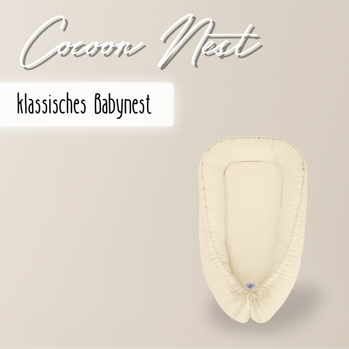 wendbares Babynest Classic - 100% Baumwolle