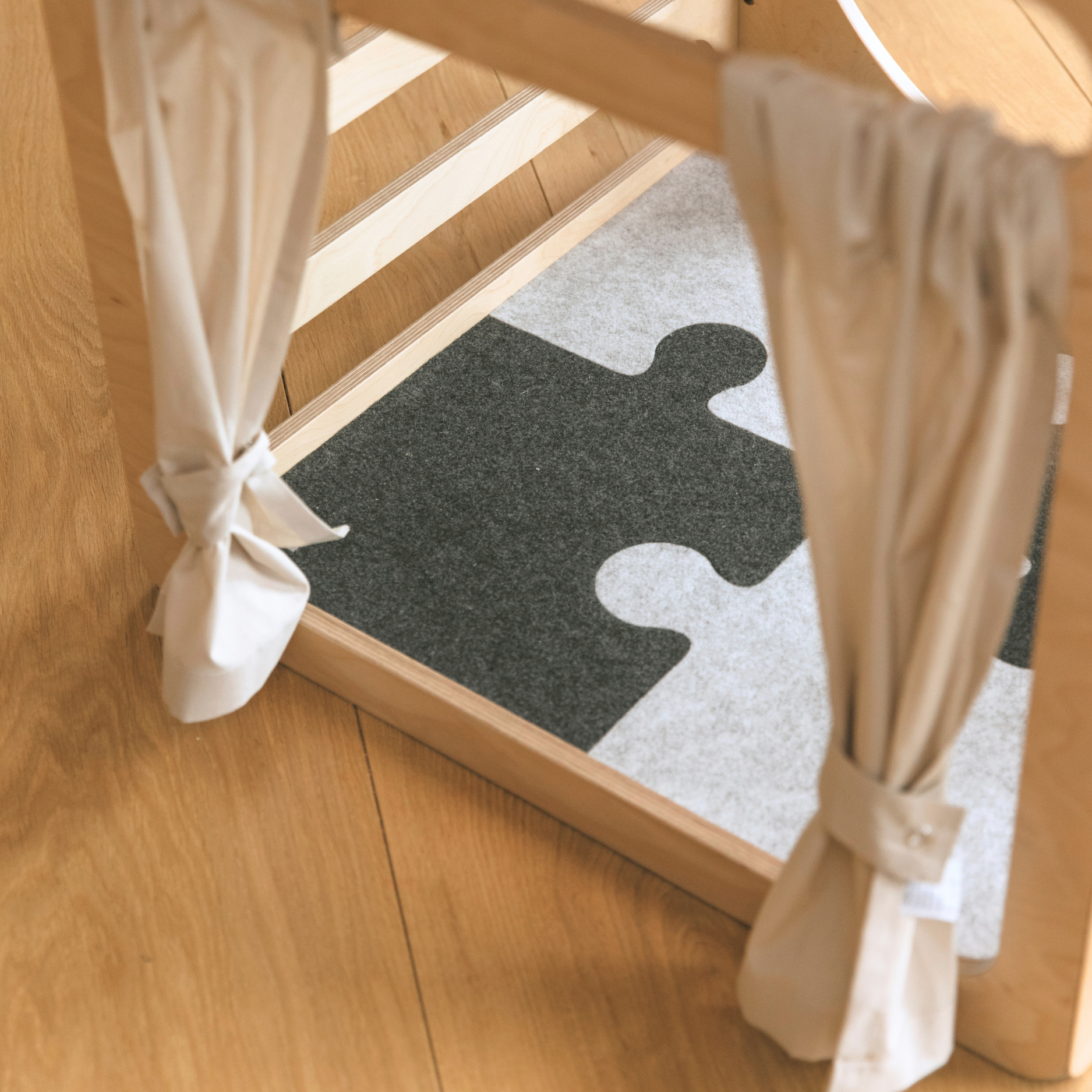 Filz-Puzzlematte aus recyceltem Material, 50x50 & 90x76cm