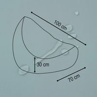 "Sunny Seat" Wasserfester Kinder-Sitzsack für drinnen & draußen