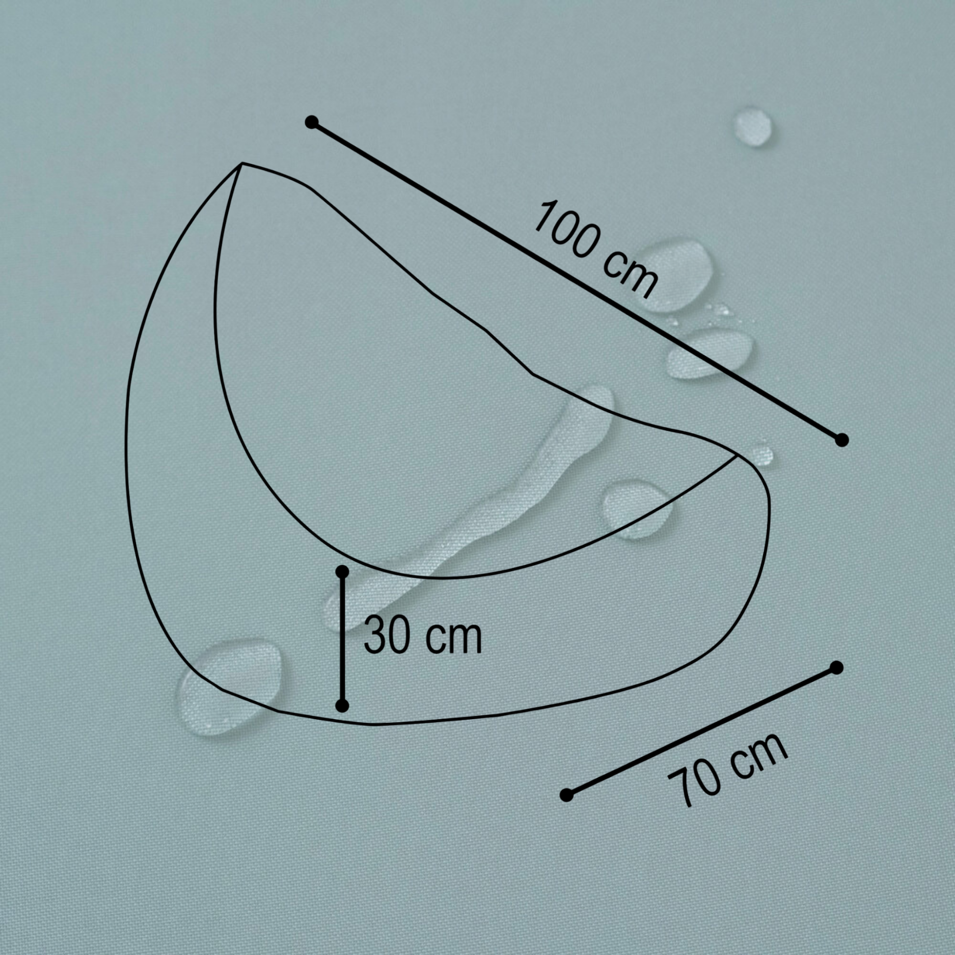"Sunny Seat" Wasserfester Kinder-Sitzsack für drinnen & draußen