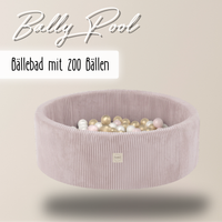 "Bally Pool" Bällebad 90x30cm, mit 200 Bällen