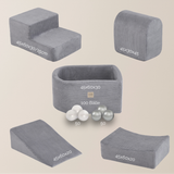 "Mini Castle" Indoor Spielplatz-Set mit Mini-Bällebad & 100 Bällen