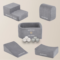 "Mini Castle" Indoor Spielplatz-Set mit Mini-Bällebad & 100 Bällen