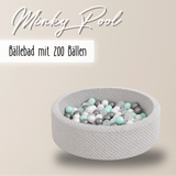 "Minky Pool" Bällebad 90x30cm mit 200 Bällen
