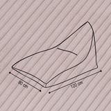 "Lazy Lounger" großer Sitzsack 120x80cm
