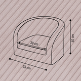 "Cuddle Chair" Kindersessel 53x40cm
