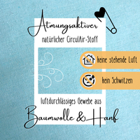 Spieltunnel aus Baumwolle/Hanf, passend zum runden Spielzelt, 180x46cm