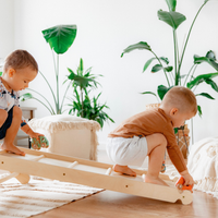 Rutsch- & Kletterrampe – Erweiterung für Klettergerüste & Spielwürfel