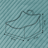 "Puffy Nest" Sitzsack für Kinder 77x67x50cm