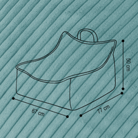 "Puffy Nest" Sitzsack für Kinder 77x67x50cm
