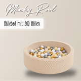 "Minky Pool" Bällebad 90x30cm mit 200 Bällen