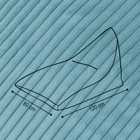 "Lazy Lounger" großer Sitzsack 120x80cm