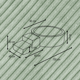"Bally Step" Bällebad 90x30cm mit Stufe & 200 Bällen