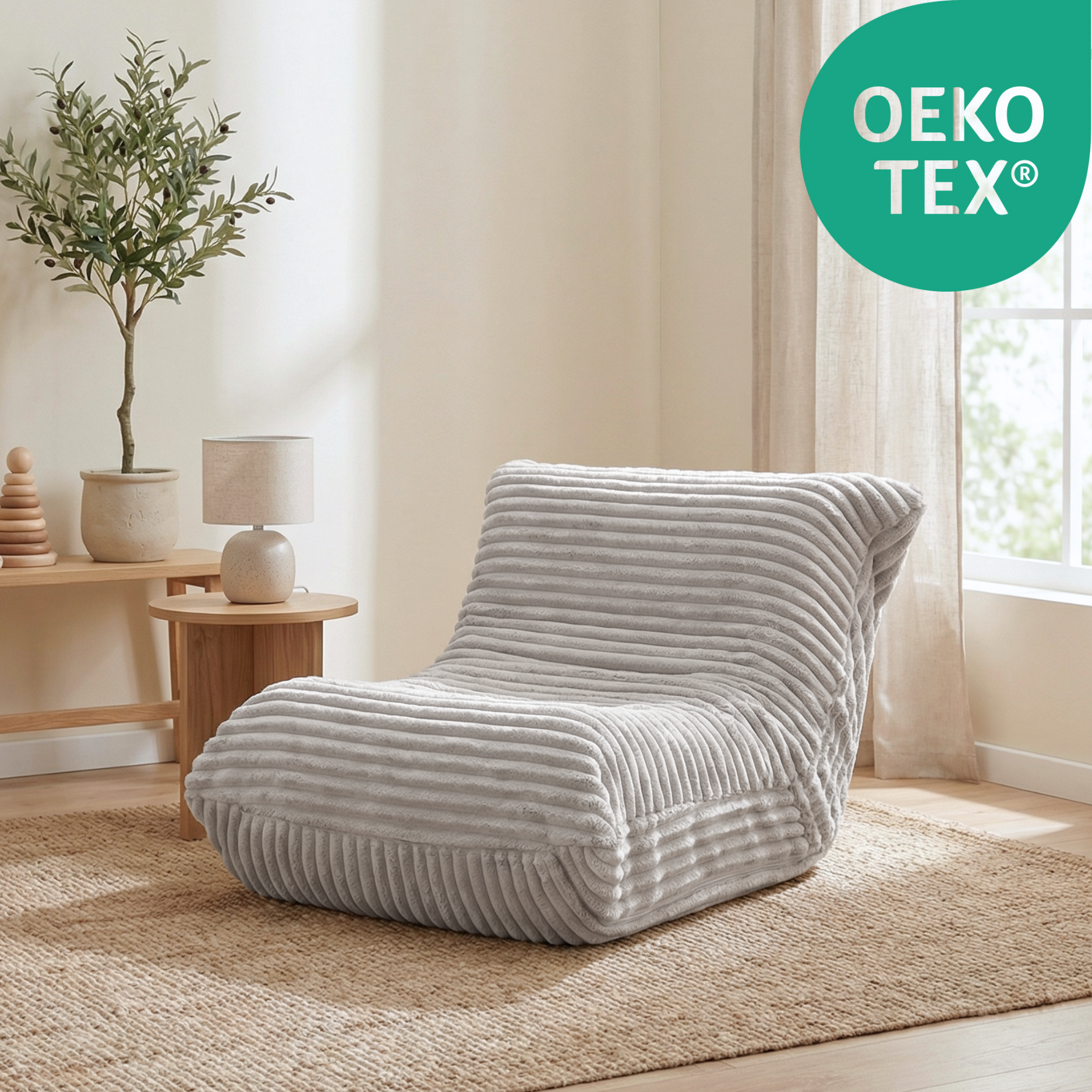 "Fluffy Mooni" Ergonomischer Lounge-Sessel mit 4-Zonen-System