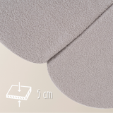 "Woolly Flower" Spielmatte 115x115x5cm aus Teddy-Stoff