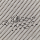 "Cordy Blocks" 4 Schaumstoff-Bauelemente