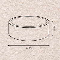 "Woolly Pool" Bällebad 90x30cm mit 200 Bällen