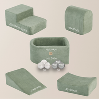 "Mini Castle" Indoor Spielplatz-Set mit Mini-Bällebad & 100 Bällen