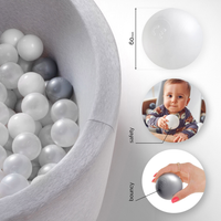"Dreamy Balls" 200 Bällebad-Bälle im sanften Farbmix, CE-zertifiziert