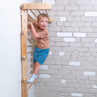 Wandmontage Set – Sprossenwand Erweiterung für MOPITRI® & FIPITRI® Kletterrahmen