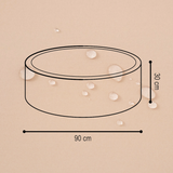 "Sunny Pool" wasserfestes Bällebad 90x30cm OHNE Bälle