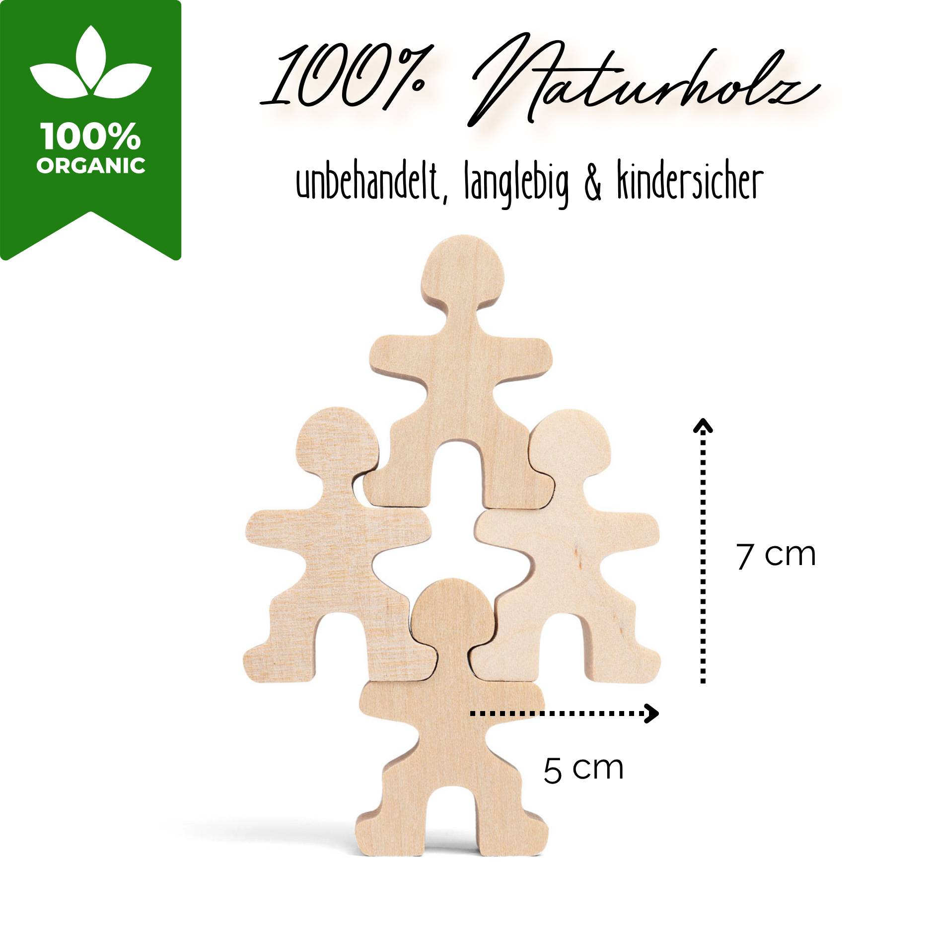 Flockmen® – Montessori Holzfiguren für kreatives Spielen
